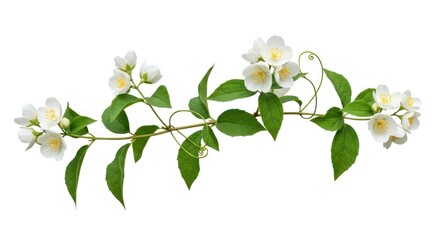 Fototapeta premium Jasmine branch in bloom
