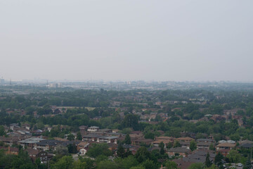 Environmental pollution in Canada in the air