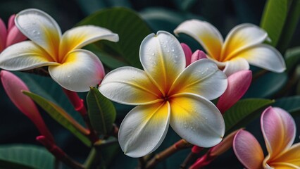 frangipani plumeria flower