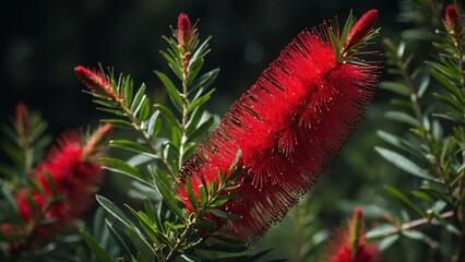 red and white flower