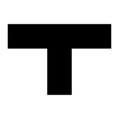 t-junction flat icon vector