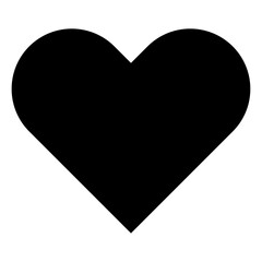 red heart on white background