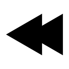 black arrow icon