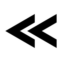 black arrow sign