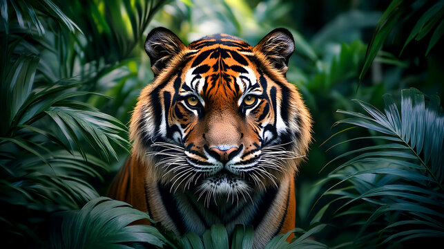 Majestic Tiger Art Deco