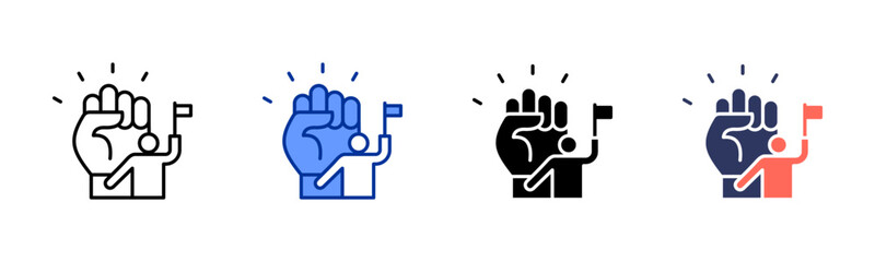 Civil Liberties icon sheet multiple style collection