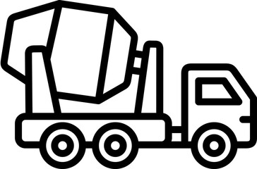 Concrete mixer truck lineal