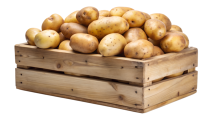 box of potatoes