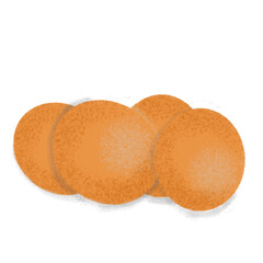 four eggs illustration