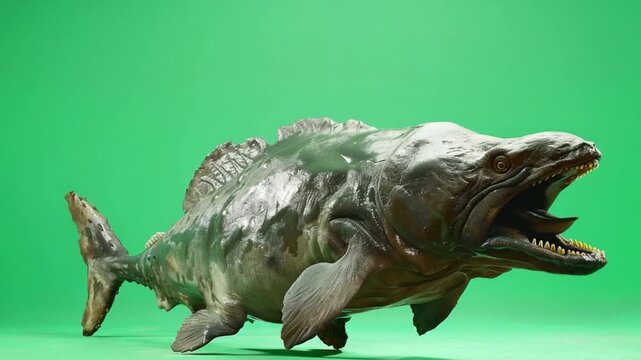 エンセオステウス　placoderm fish　化石 おまけ付き Placoderm / 