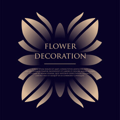 Elegant Floral Pattern. Exquisite Floral Pattern for Elegant Decoration and Design