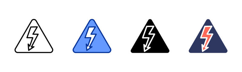 High Voltage icon sheet multiple style collection