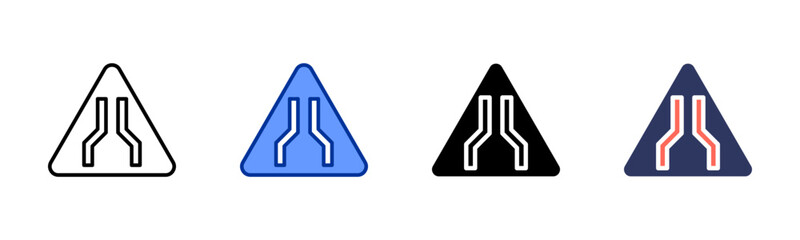 Narrow Road icon sheet multiple style collection © RanuKumbolo.lab