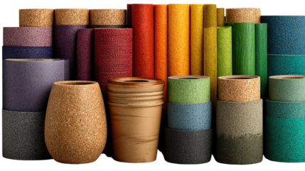 Artisan Vase Collection: A beautifully curated selection of artisan vases. Vivid colors and textures that bring a touch of modern elegance to any space.