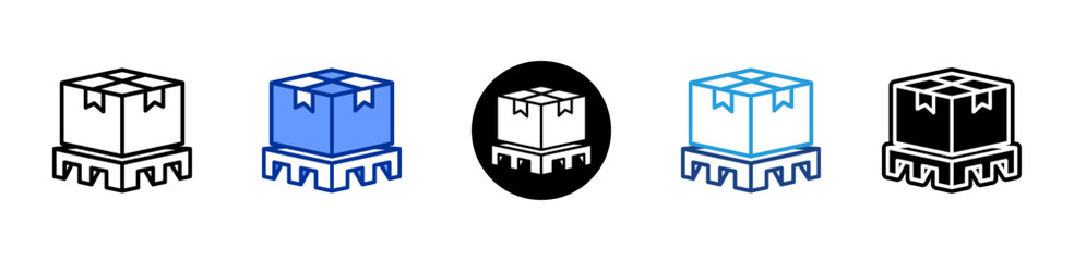 Pallet icon sheet multiple style collection