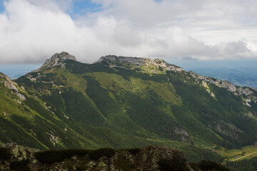 piękny widok na Giewont 1895 m n.p.m.
