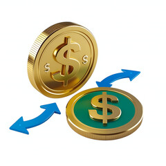 golden dollar symbol