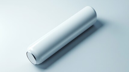 Blank white aluminum beverage can mockup