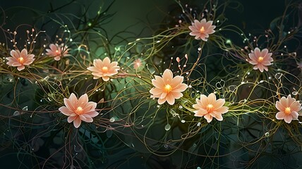 Neural Garden Flow Artwork