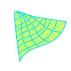 geometric y2k perspective line shape vector