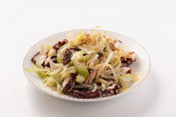 たことセロリの中華あえ