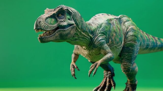 albertosaurus walking forward on green screen 4K Videos