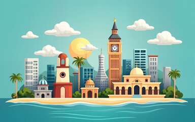World tourism day. High quality