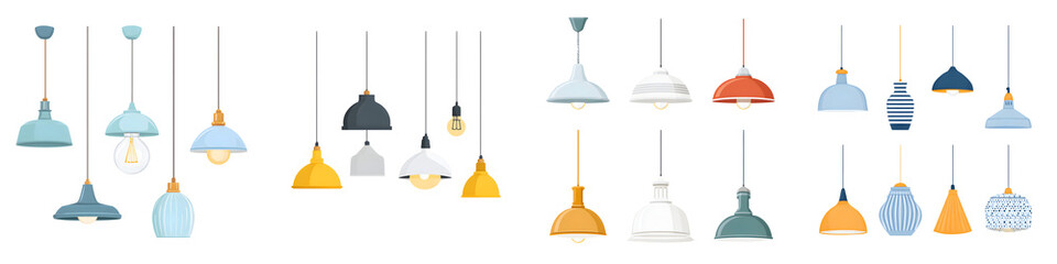 Obraz premium Modern Pendant Lights Collection - Interior Design Elements