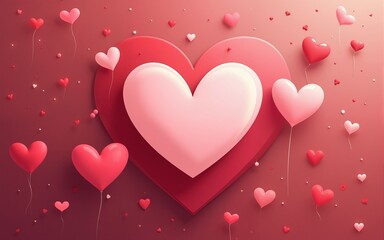 vector illustration of february is american heart month.For banner, flyer, poster design template. High quality