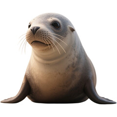 Naklejka premium アザラシ 生き物 動物