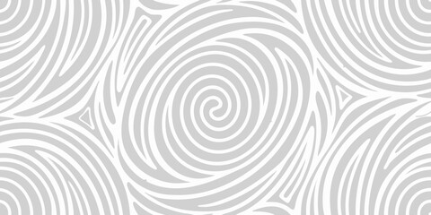Abstract swirling lines pattern in light gray and white