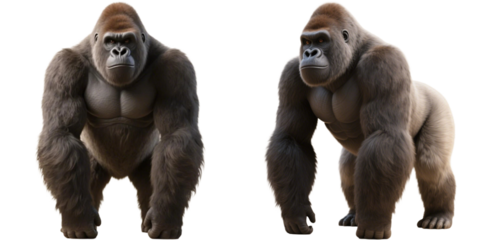 ゴリラ　生き物　動物