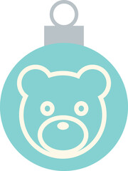 Christmas Ball Ornament -1- mintgreen