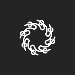 Mandala decorative element. Traditional motive