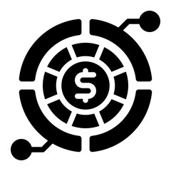 asset management glyph icon