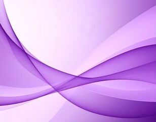Abstract image with flowing purple waves on a white background