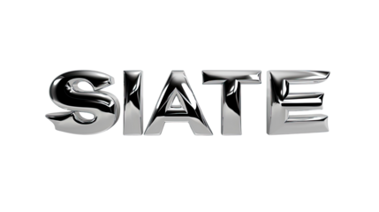 dark text shiny silver style editable text effect on white background