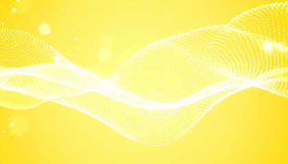 Golden Waves of Light: Abstract waves of light and energy dance gracefully across a vibrant golden backdrop. A visually stunning representation of technology and innovation.
