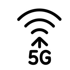 Set of 5G Technology Line Icons