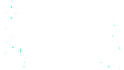 8bitレトロゲーム風水色キラキラエフェクト素材