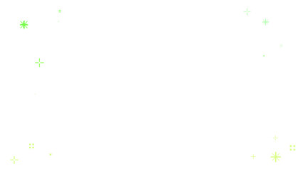 8bitレトロゲーム風グリーンキラキラエフェクト素材