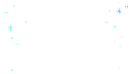 8bitレトロゲーム風ブルーキラキラエフェクト素材