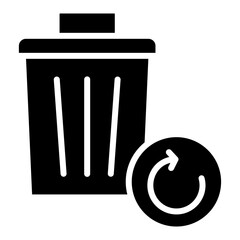 Recycle Bin Icon Element For Design