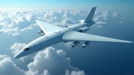 airplane in the sky