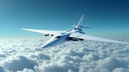 Obraz premium airplane in the sky