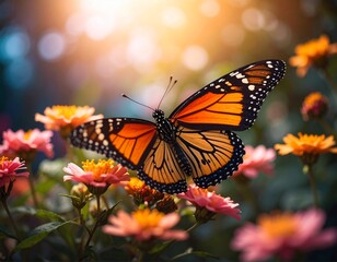 Naklejka premium Butterfly