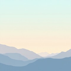 Fototapeta premium mountain landscape with clouds