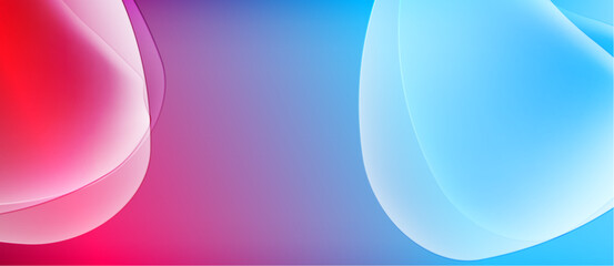 Abstract fluid shapes blend vibrant pink, purple, blue hues. Smooth gradients create dynamic visual impact. Minimalist design.