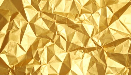 Gold foil crumpled texture