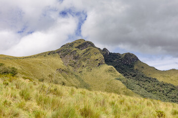 Pichincha Province, Quito, Ecuador - July 5, 2025: The Pasochoa volcano is located in the Pasochoa wildlife refuge. It is an extinct volcano, 4,200 meters high. © momentsphotography